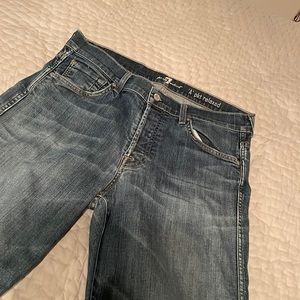 Men’s 7 for all mankind relaxed jeans size 34x32
